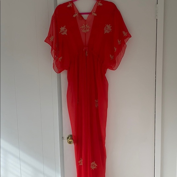 Lotta Stensson Red Beach Coverup - Picture 5 of 6